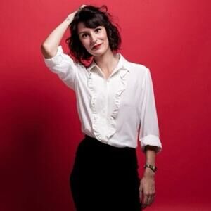 Anne Fontaine Sigrid Silk Ruffle Blouse/Top